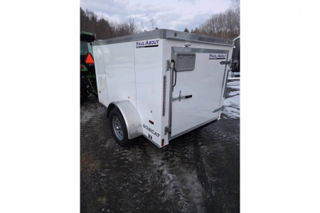New 2026 5x8 cargo trailer rear barn doors - Haul-About
