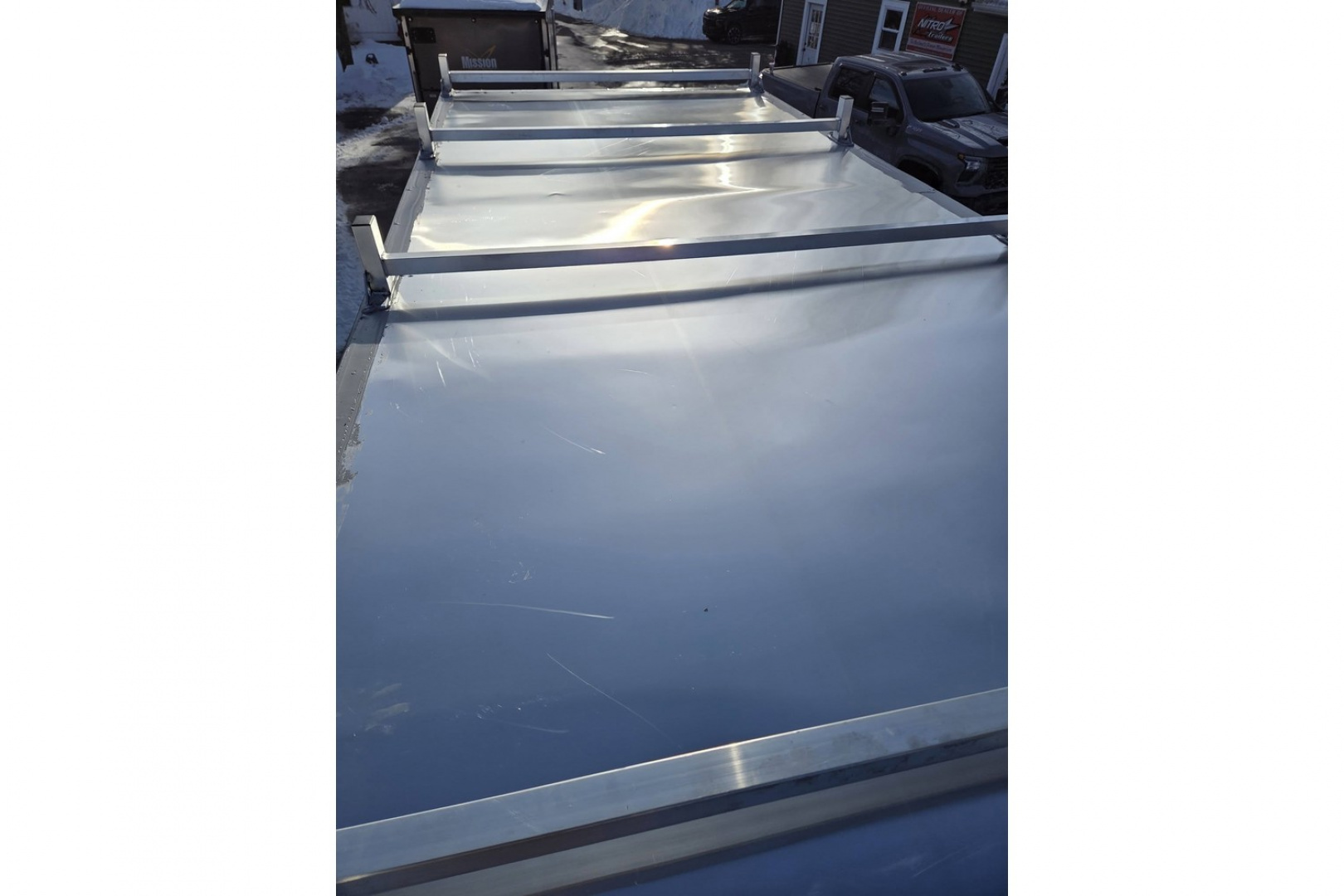 New 2026 7.5x16 9990lb gvwr contractor trailer with rear ramp black out trim package - Nitro