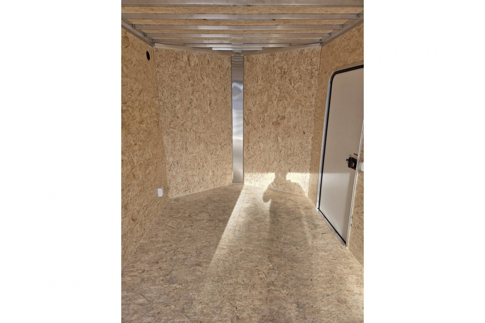 New 2026 7.5x16 9990lb gvwr contractor trailer with rear ramp black out trim package - Nitro