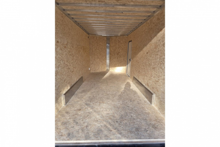 New 2026 7.5x16 9990lb gvwr contractor trailer with rear ramp black out trim package - Nitro