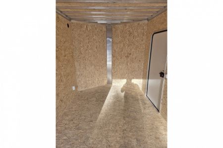 New 2026 7.5x16 9990lb gvwr contractor trailer with rear ramp black out trim package - Nitro