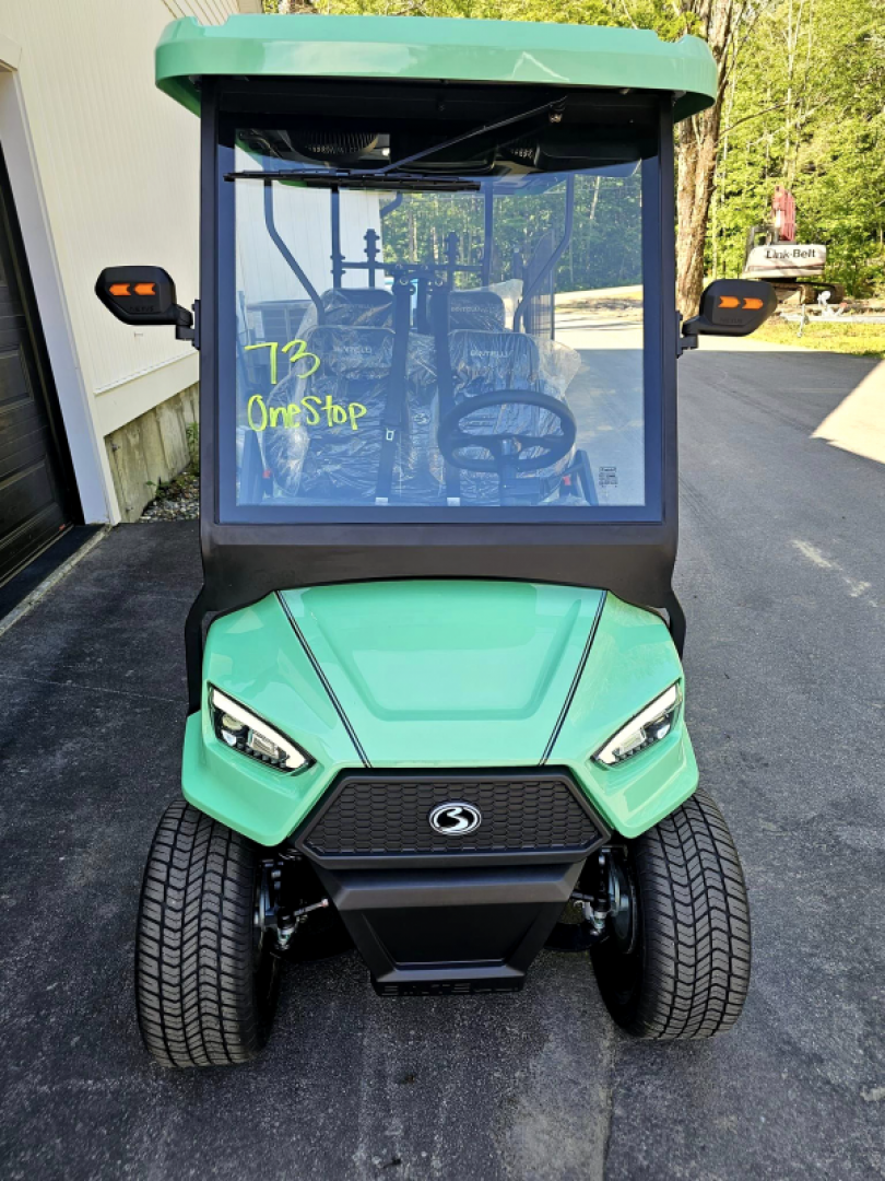 New 2024 Nexus 4f street legal golf cart lsv mint green loaded - Bintelli