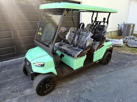 New 2024 Nexus 4f street legal golf cart lsv mint green loaded - Bintelli