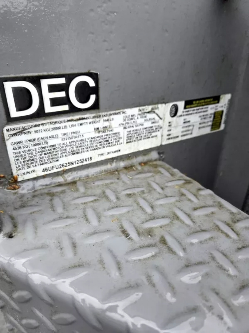 Used 2022 102X26 GOOSENCK EQUIPMNET TRAILER 20,000LB GVWR - Diamond C Trailer MFG.