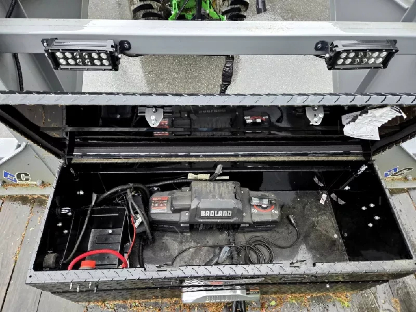 Used 2022 102X26 GOOSENCK EQUIPMNET TRAILER 20,000LB GVWR - Diamond C Trailer MFG.