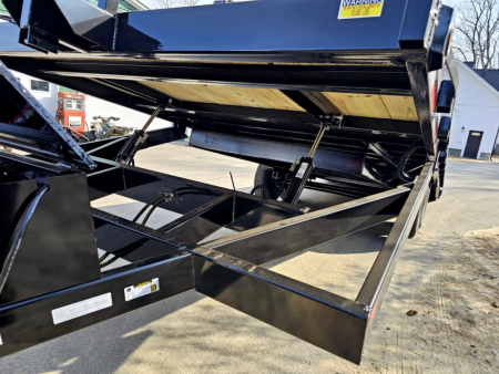 New 2024 102x26 deck over power tilt equipment trailer 14,0 - Quality Steel & Aluminum Products, LLC
