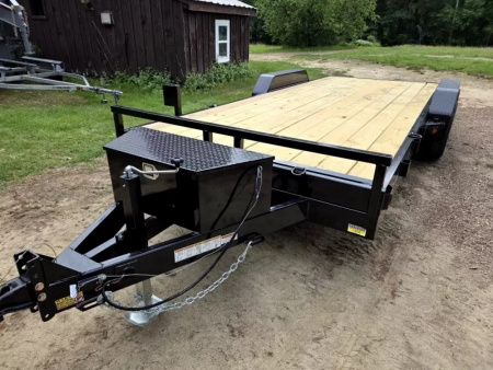 New 2026 7x20 14,000lb gvwr equipment trailer power tilt - Quality Steel & Aluminum Products, LLC