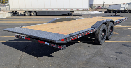 New Diamond C 24' HXD-210 Gravity Tilt 102" Wide: 23K (GVWR), Drive Over Fenders, Equipment Trailer