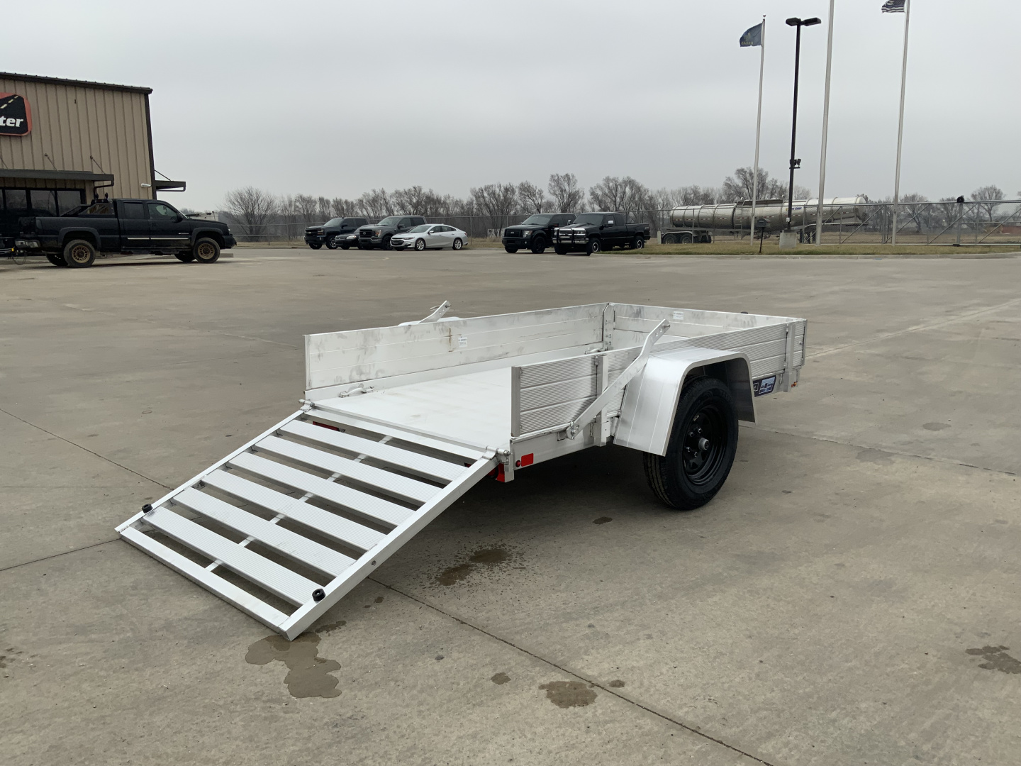 New 2027 Aluma 54 X 8 ESA-S-TG Utility Trailer
