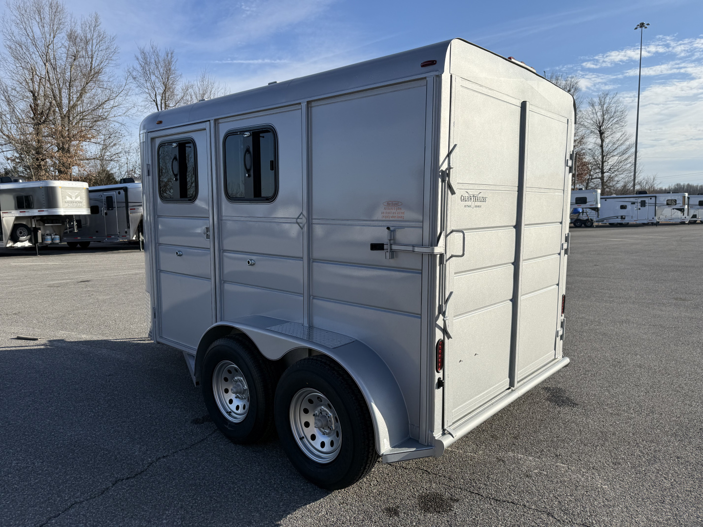 New 2026 Calico Trailers 2H BP Horse Trailer