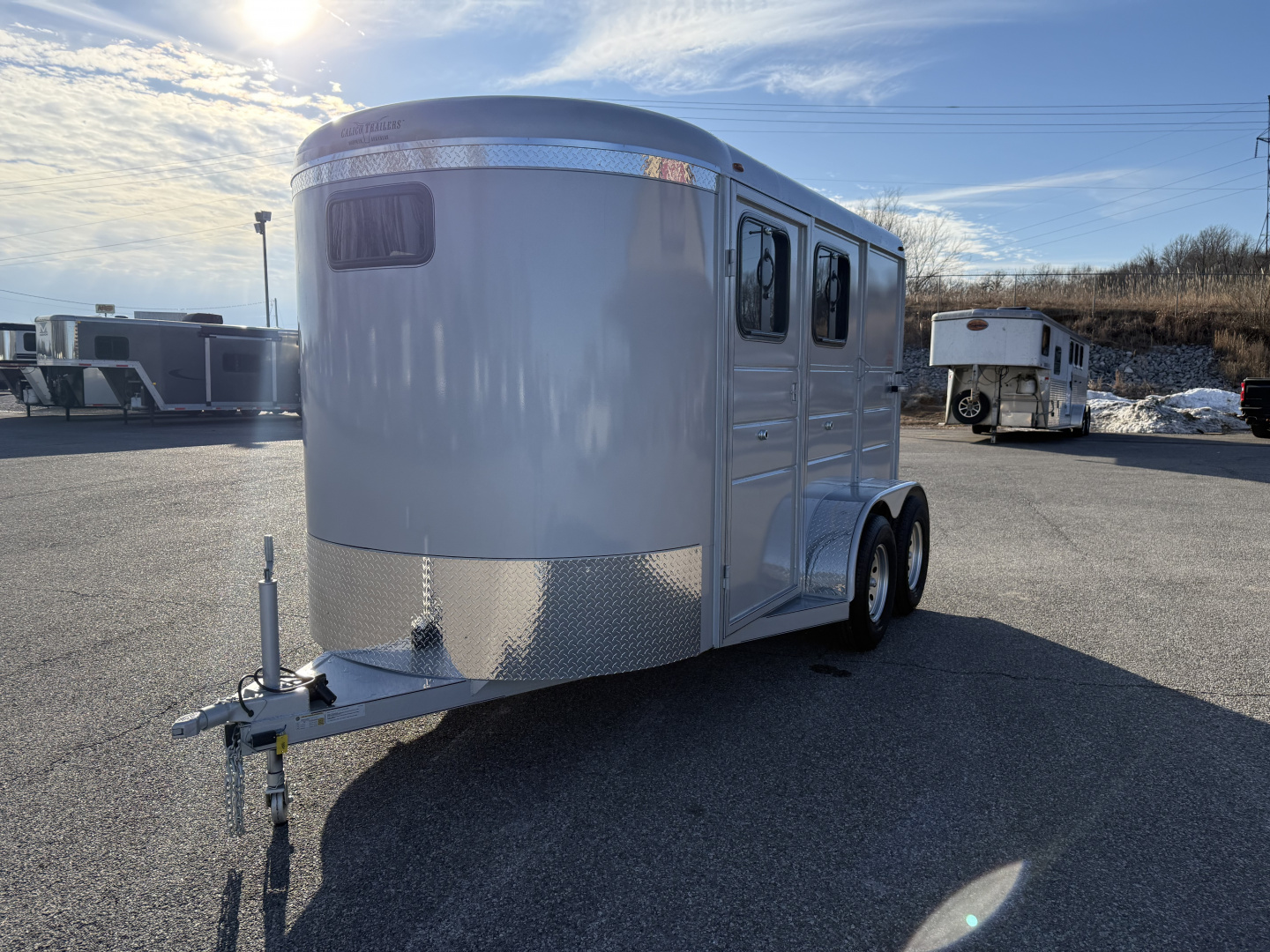 New 2026 Calico Trailers 2H BP Horse Trailer