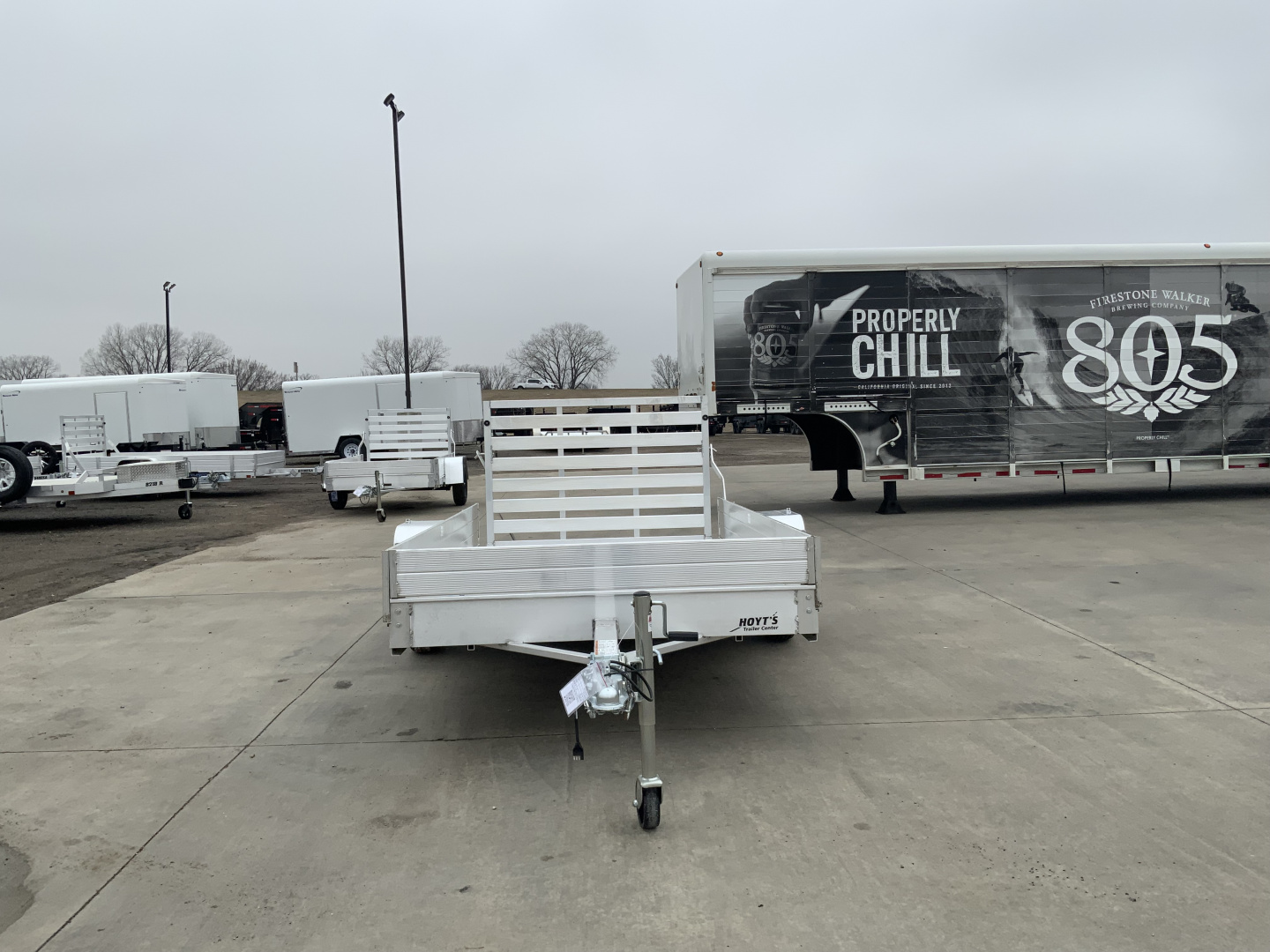 New 2027 Aluma 63 X 10 ESA-S-TG Utility Trailer