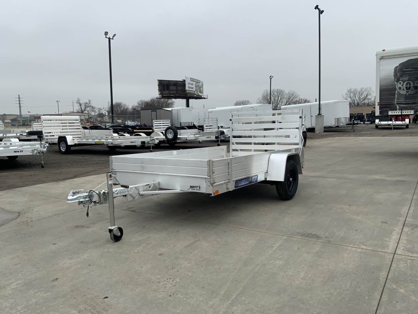 New 2027 Aluma 63 X 10 ESA-S-TG Utility Trailer