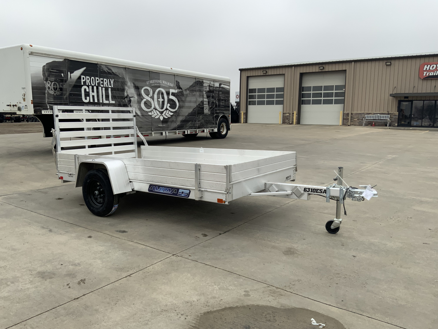 New 2027 Aluma 63 X 10 ESA-S-TG Utility Trailer