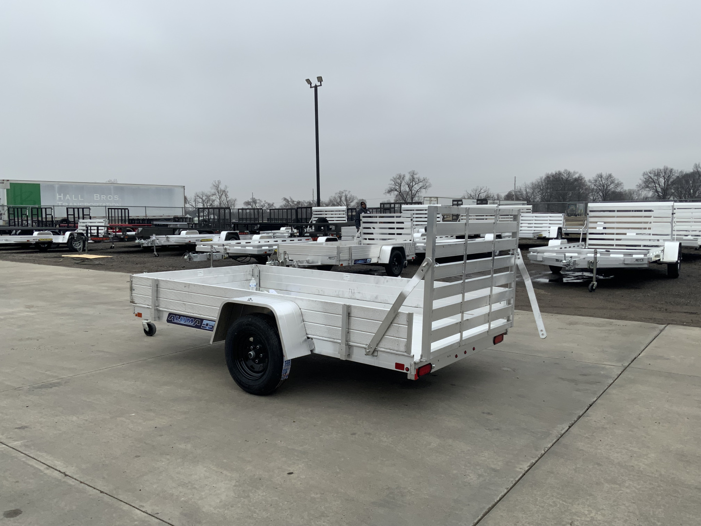 New 2027 Aluma 63 X 10 ESA-S-TG Utility Trailer