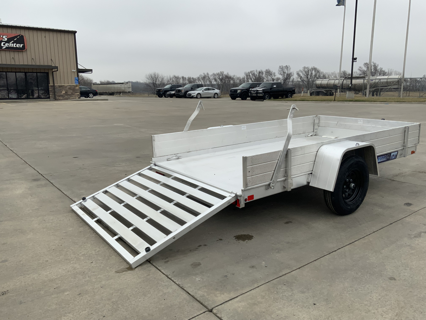 New 2027 Aluma 63 X 10 ESA-S-TG Utility Trailer