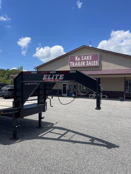 Used 2023 Elite Trailers 25 + 5 MEGA RAMPS Equipment Trailer