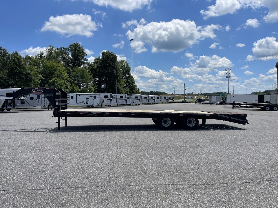 Used 2023 Elite Trailers 25 + 5 MEGA RAMPS Equipment Trailer