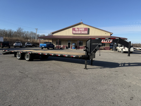 Used 2023 Elite Trailers 25+5 GN Equipment Trailer