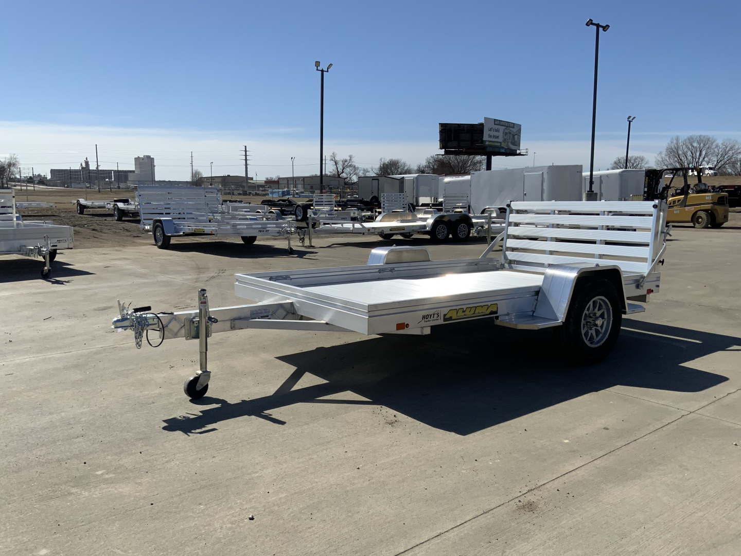 New 2027 Aluma 72 X 10 H-S-BT Utility Trailer