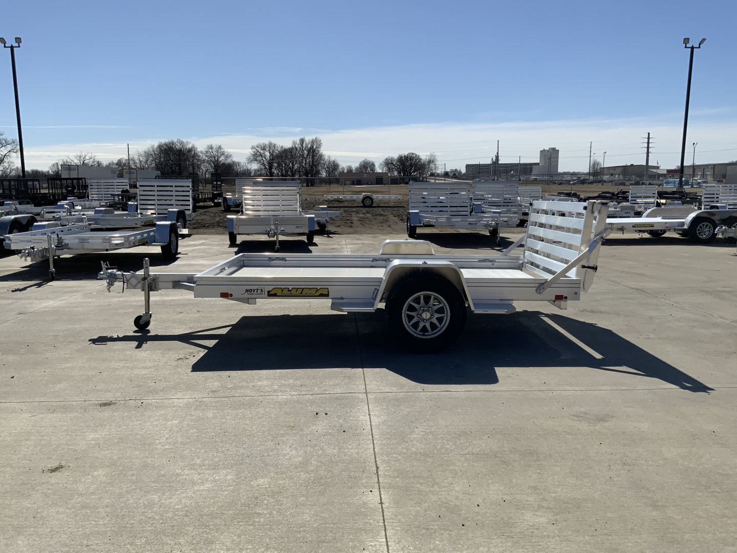 New 2027 Aluma 72 X 10 H-S-BT Utility Trailer