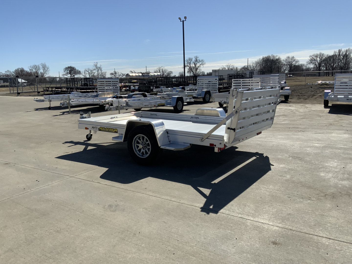 New 2027 Aluma 72 X 10 H-S-BT Utility Trailer
