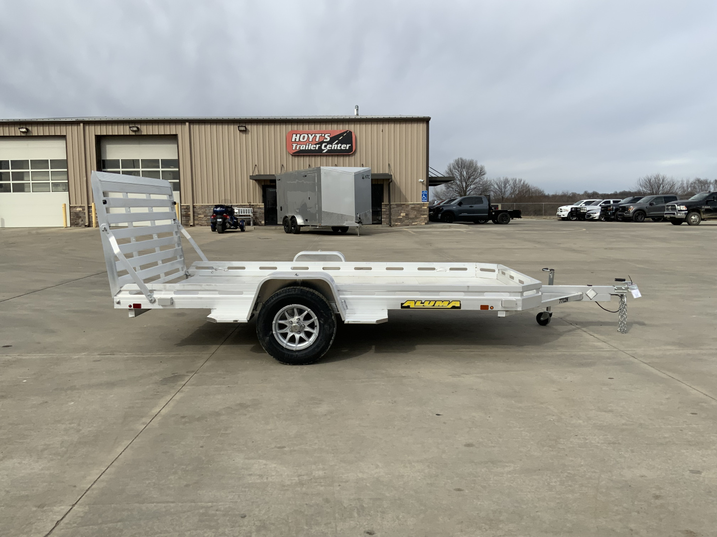 New 2027 Aluma 77 X 12H STG Utility Trailer