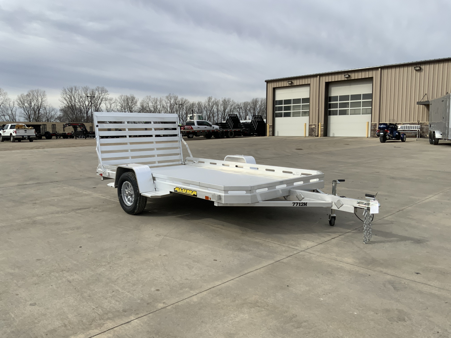 New 2027 Aluma 77 X 12H STG Utility Trailer