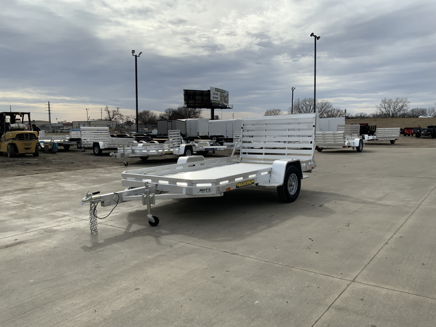 New 2027 Aluma 77 X 12H STG Utility Trailer