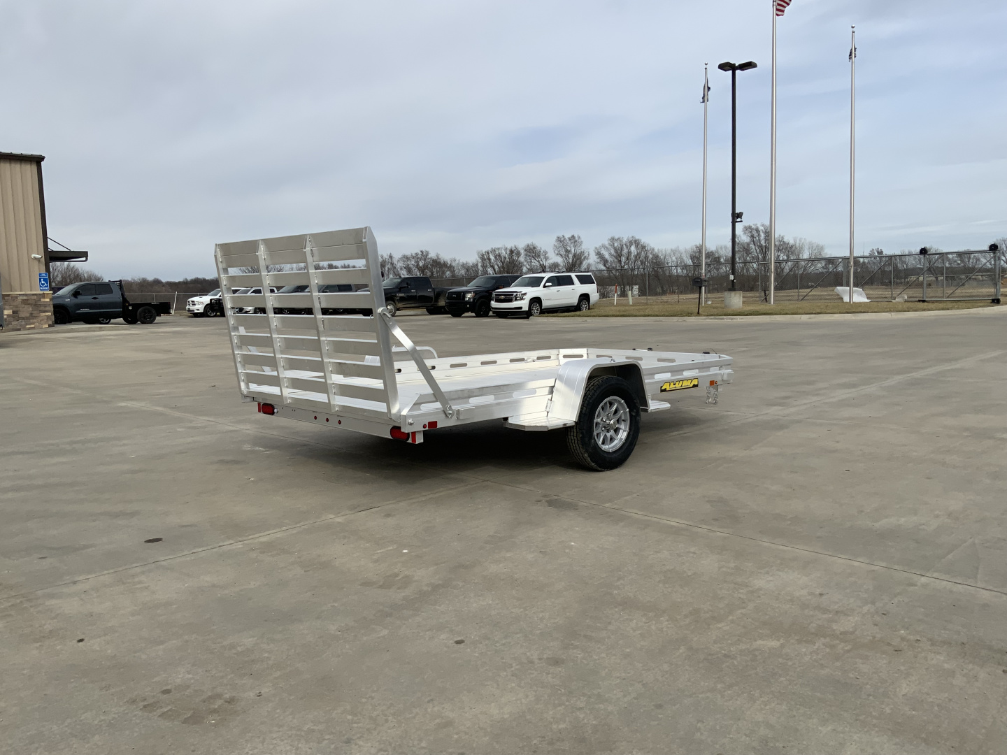 New 2027 Aluma 77 X 12H STG Utility Trailer