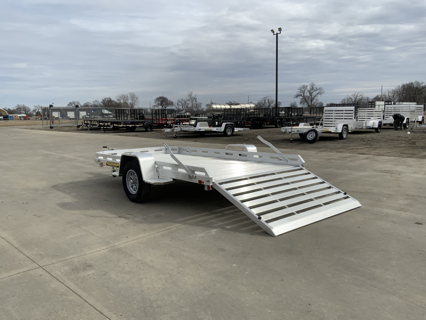 New 2027 Aluma 77 X 12H STG Utility Trailer