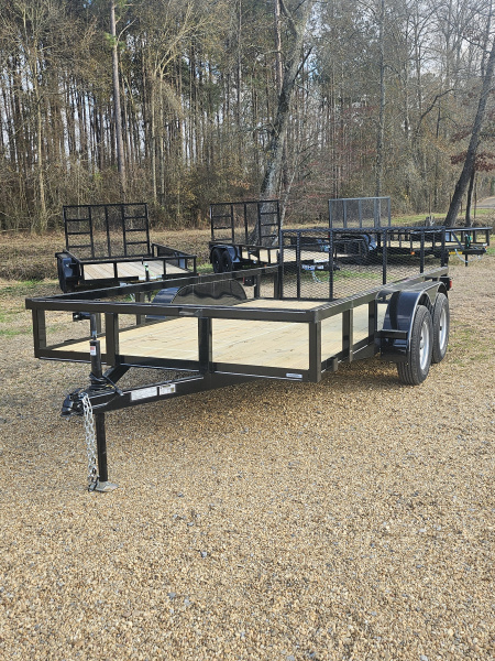 New 2026 Other 6’10”x14’ tandem tubetop W/Dovetail Utility Trailer