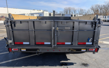 New Diamond C LPT-207 14' Telescopic, 15.5K (GVWR) LOW PROFILE Dump Trailer