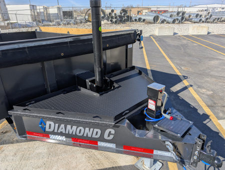 New Diamond C LPT-207 14' Telescopic, 15.5K (GVWR) LOW PROFILE Dump Trailer