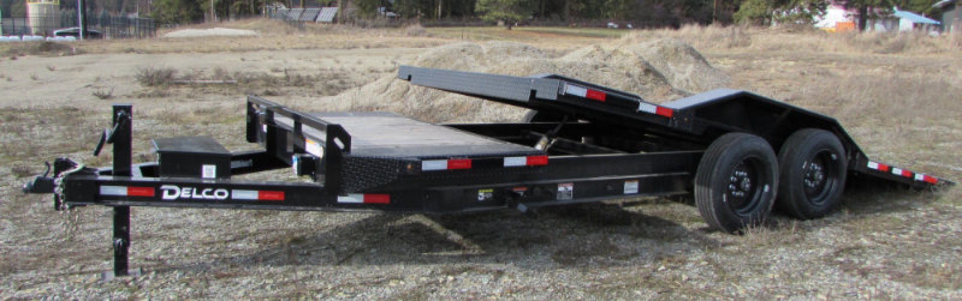 New 2025 Delco Trailers T220A82ETKK Tilt Trailer