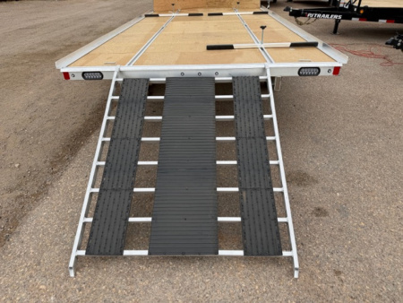 New 2026 Triton Trailers 16' 3 Place snowmobile trailer- drive on/off ramps