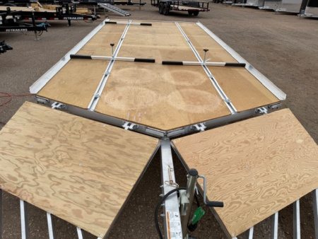 New 2026 Triton Trailers 16' 3 Place snowmobile trailer- drive on/off ramps