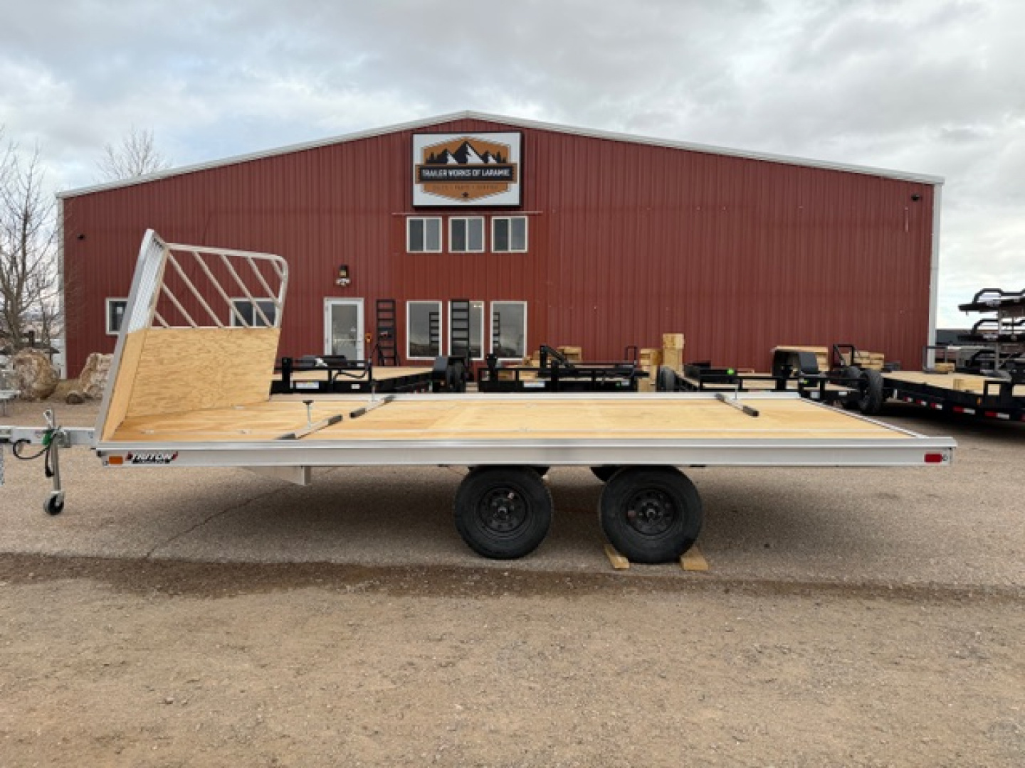 New 2026 Triton Trailers 16' 3 Place snowmobile trailer- drive on/off ramps