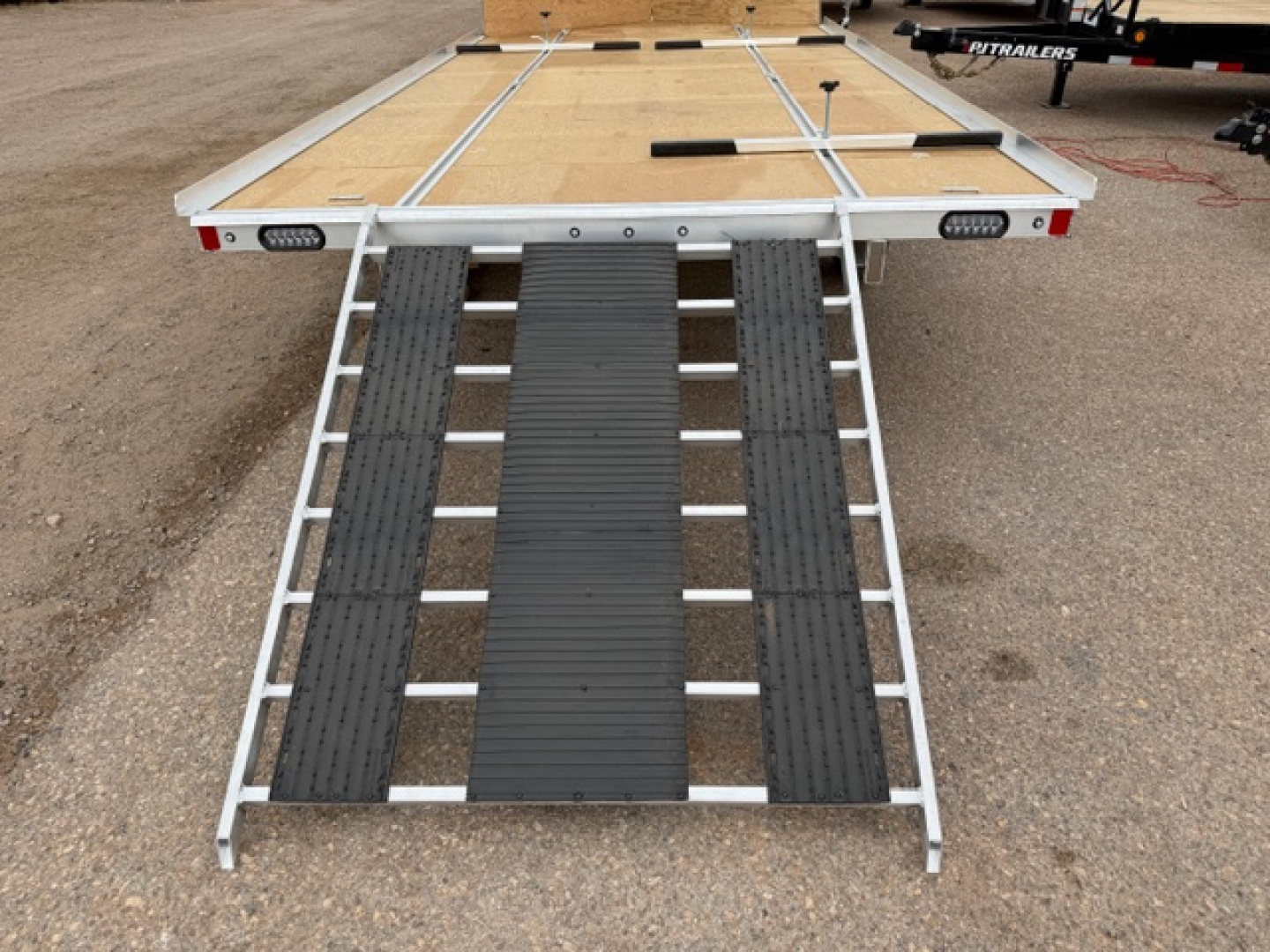 New 2026 Triton Trailers 16' 3 Place snowmobile trailer- drive on/off ramps