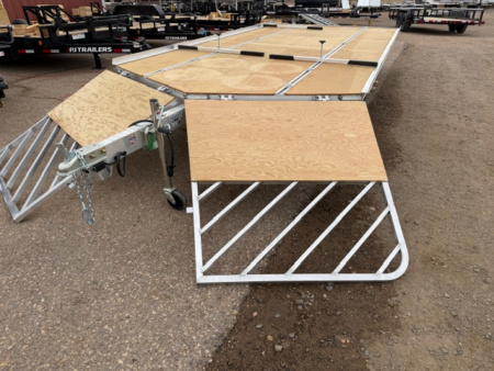 New 2026 Triton Trailers 16' 3 Place snowmobile trailer- drive on/off ramps
