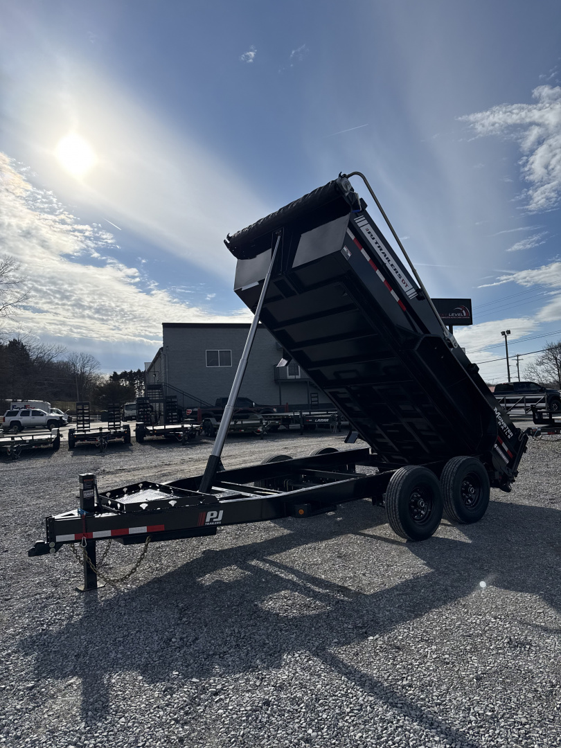 New 2026 PJ Trailers 7X14 (5 STAGE TELESCOPIC) DUMP TRAILER 15400 GVWR Dump Trailer