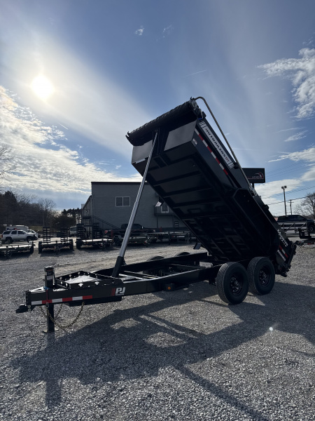 New 2026 PJ Trailers 7X14 (5 STAGE TELESCOPIC) DUMP TRAILER 15400 GVWR Dump Trailer