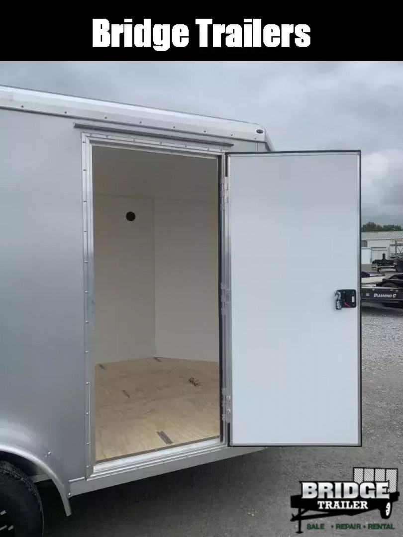 New 2026 NEO Trailers NAM1275TR74 (7.5' X 12') 7K V-Nose Motorcycle Trailer