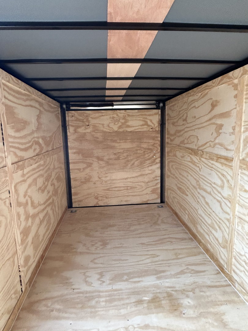 New 7x16 Rock Solid Cargo Heavy Duty Trailer Flat Nose | Enclosed Trailer