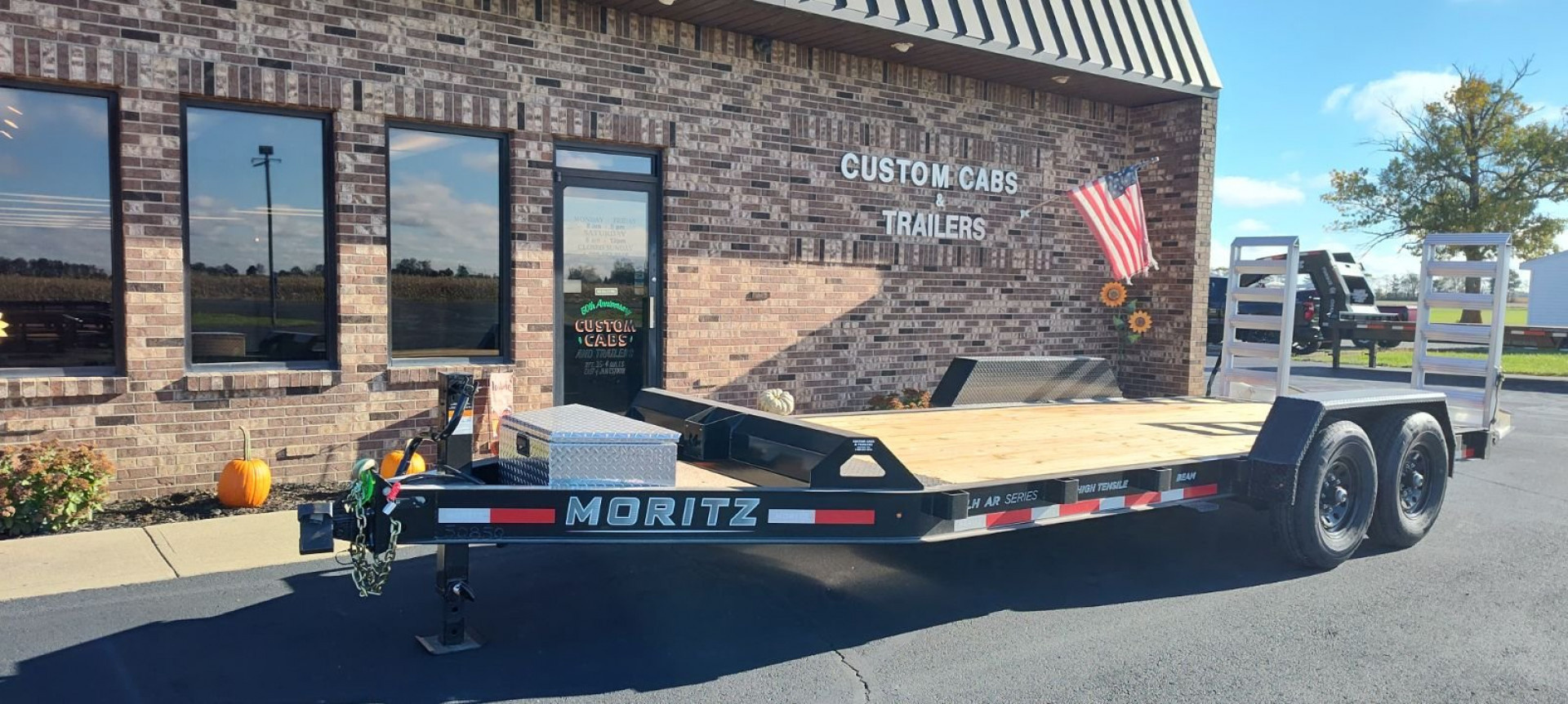 New 2026 Moritz International 18' 14K Equipment Trailer