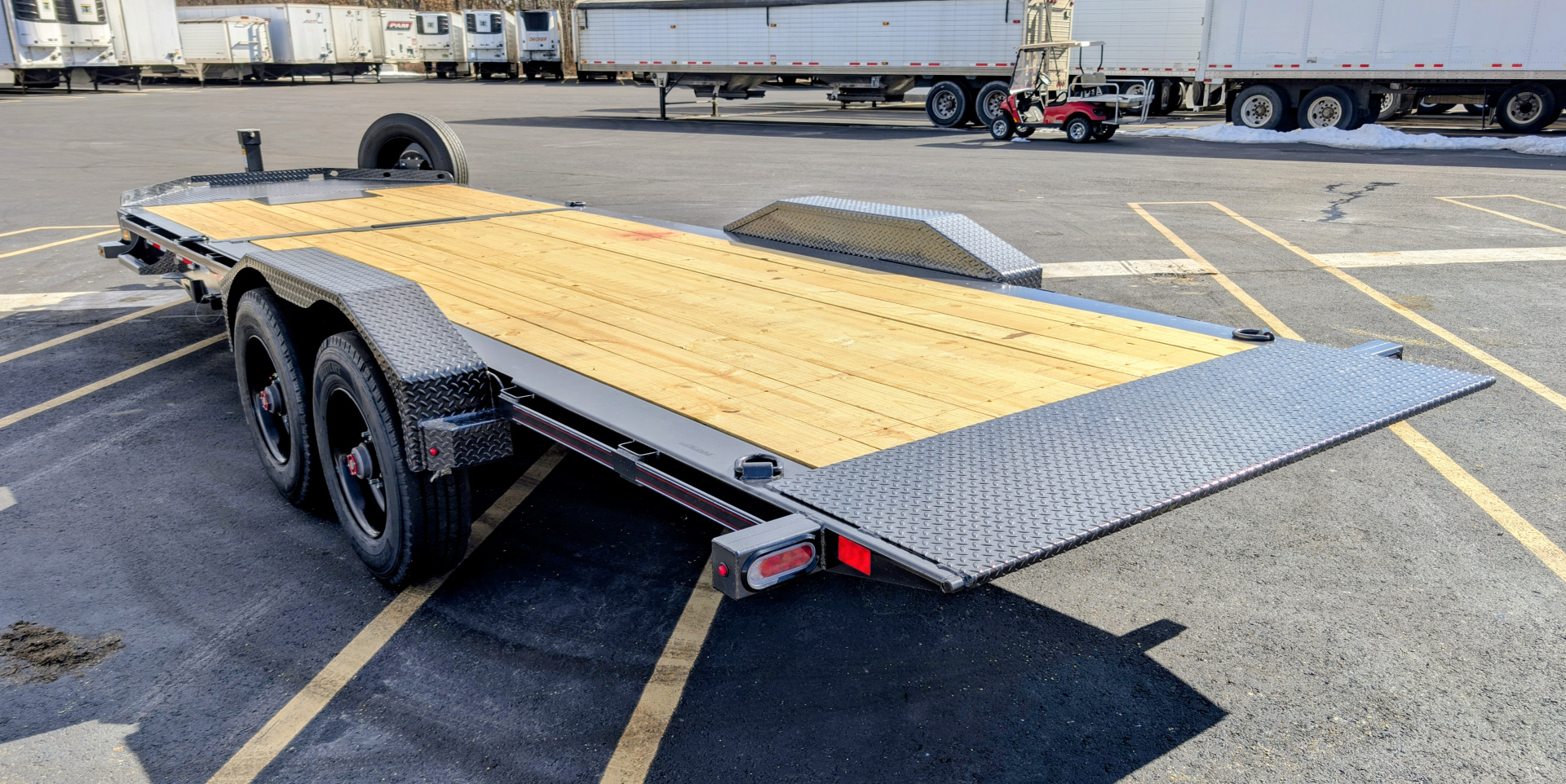 New Diamond C HDT-210-22' Gravity Tilt 23K (GVWR) Equipment Trailer