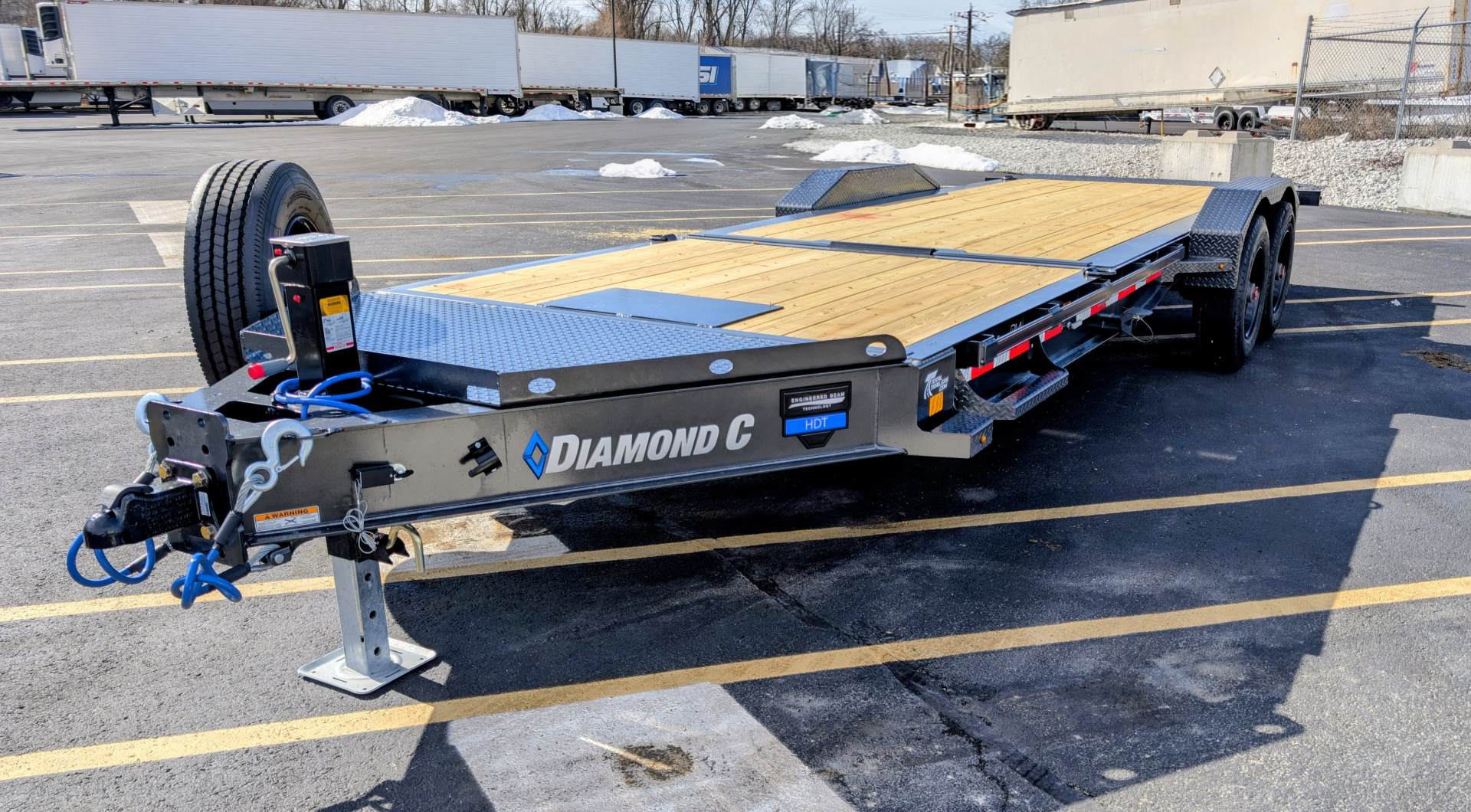 New Diamond C HDT-210-22' Gravity Tilt 23K (GVWR) Equipment Trailer