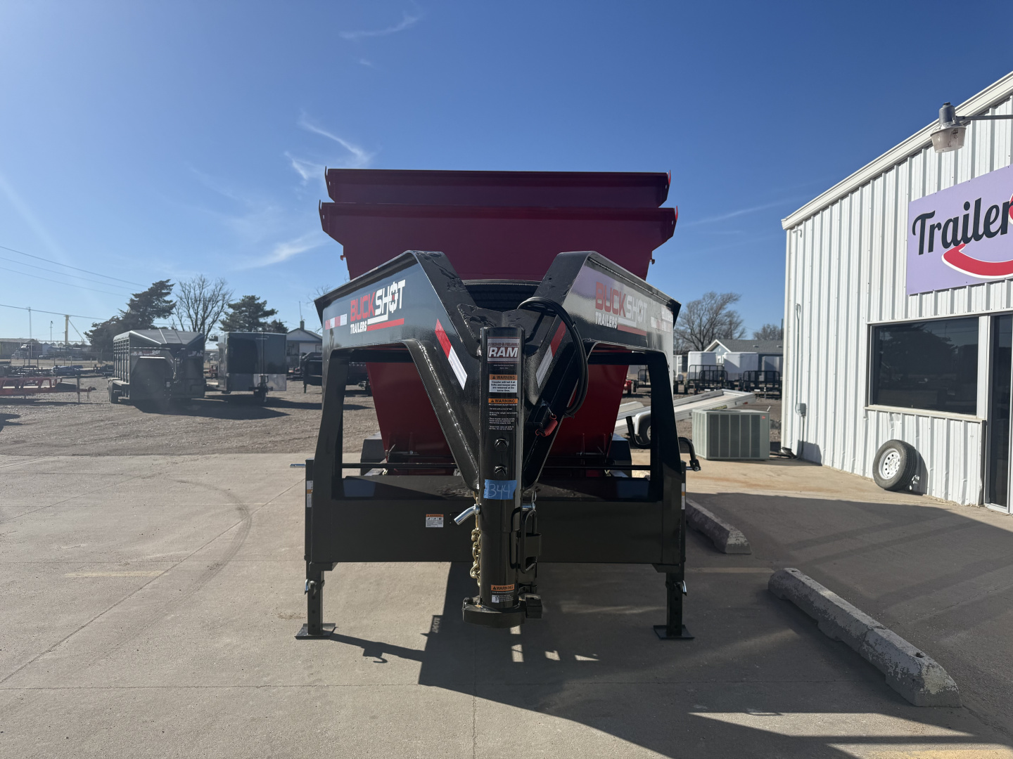 New 2026 Buckshot MFG 2 8K Axles 16' X 83" Rolloff Package Dump Trailer