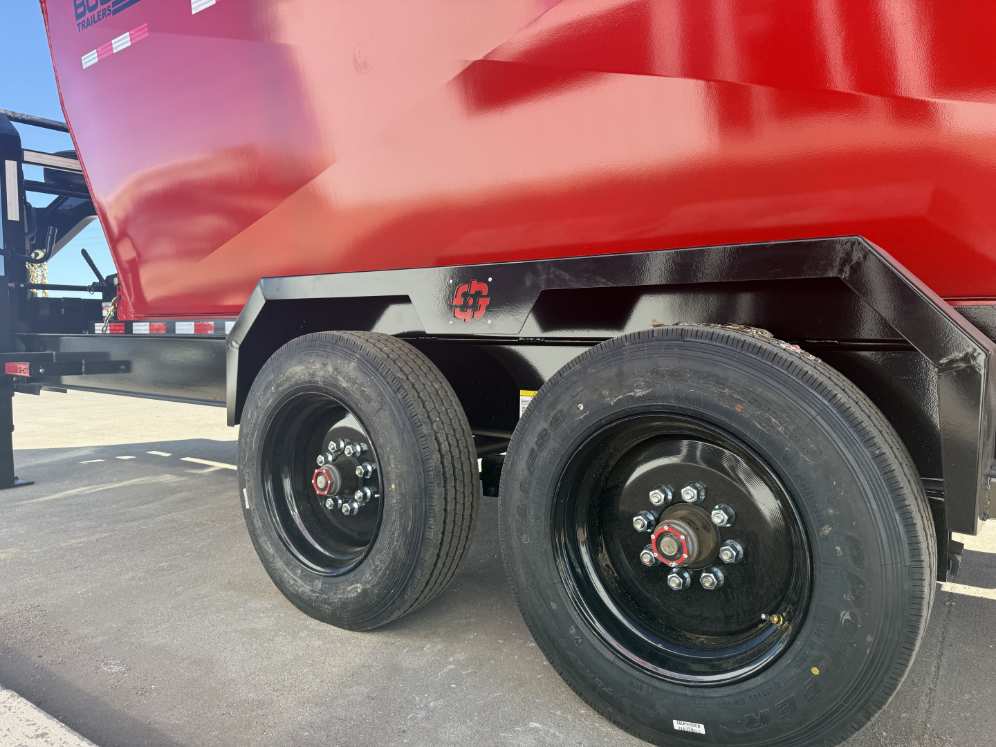 New 2026 Buckshot MFG 2 8K Axles 16' X 83" Rolloff Package Dump Trailer