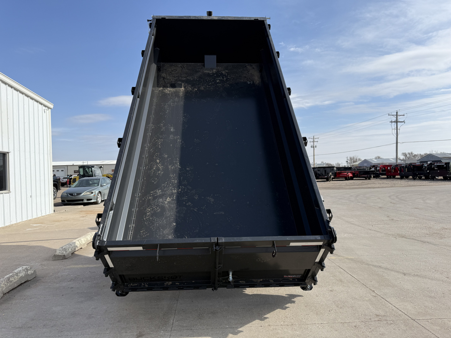 New 2026 Buckshot 83"x16' Telescopic Gooseneck Dump Trailer W/3' Sides/8KAxles